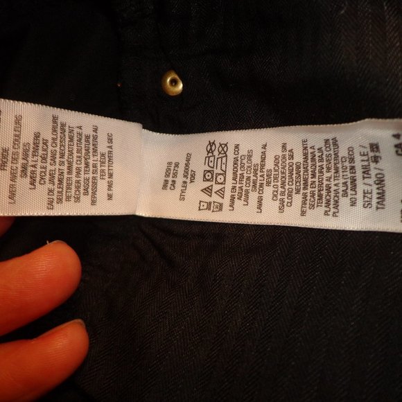 Juicy Couture 5-Pocket Pant 4 Black/Saddle Tan Sheep Skin Leather Piping - Picture 10 of 13